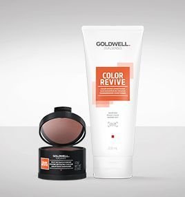 Goldwell Dualsenses Color Revive Copper Red- kuparipunainen sävyttävä hiuspuuteri.