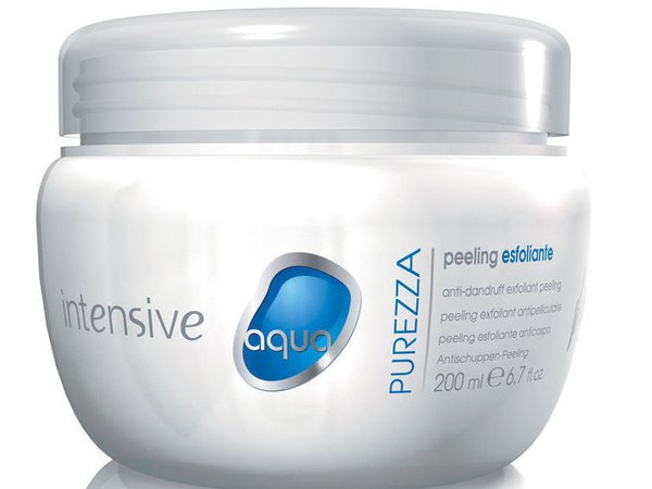 Vitality´s Intensive Aqua Purezza hilseilevän hiuspohjan kuorinta-aine.