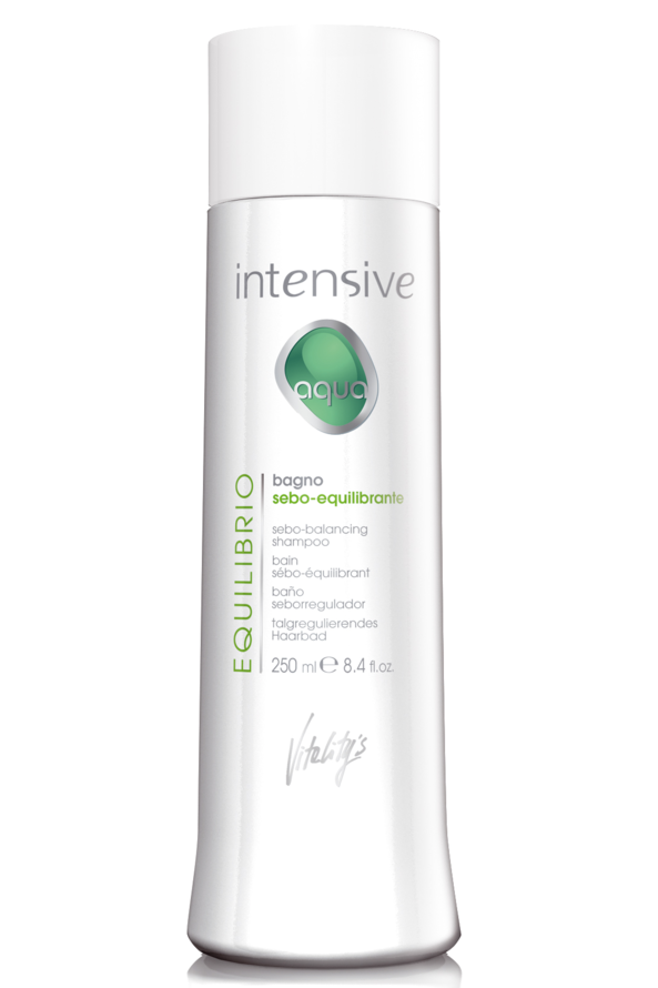 Vitality´s Intensive Aqua Equilibro Shampoo rasvoittuvalle hiuspohjalle