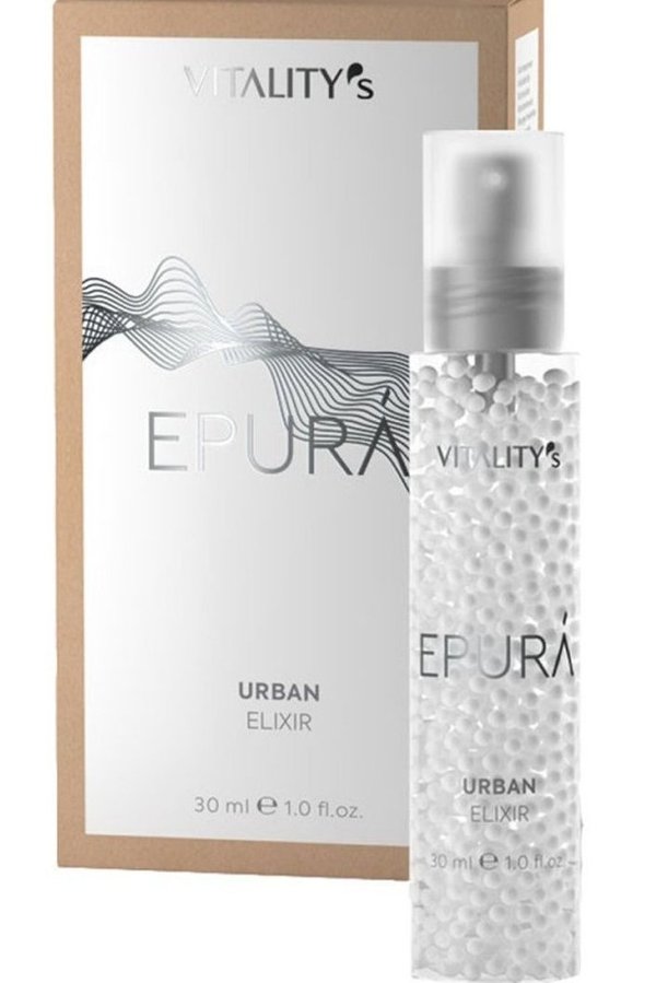 Vitality´s Epurá Urban Elixir ilmansaasteilta suojaava jätettävä hoitoaine.