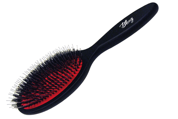 B'long detangling hair brush for long hair.